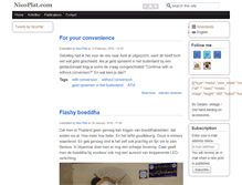 Tablet Screenshot of nicoplat.com